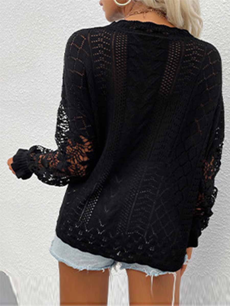 Lace Hollow Sweater