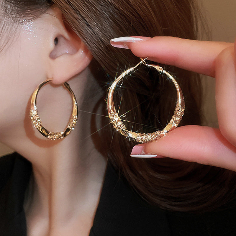 💖LAST DAY SALE 49% OFF💖Circle Earrings with Zirconia