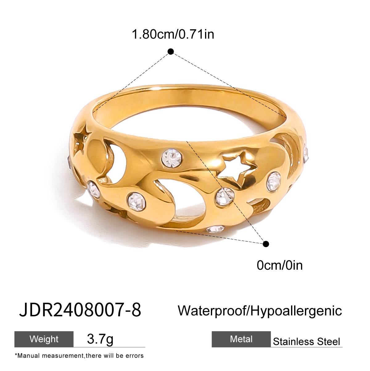 Diamond Ring Titanium Steel Jewelry Rings Stainless Steel