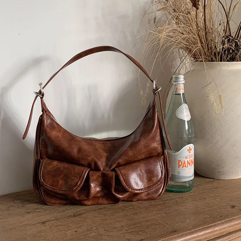 High-end Fashion Portable Underarm Bag For Women New Trendy Simple Commuter Shoulder Messenger Bag