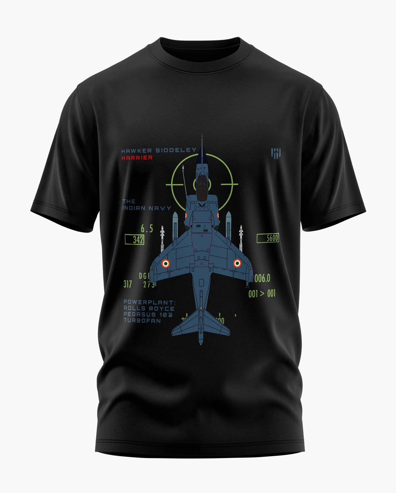 Harrier Jump Jet Indian Navy T-Shirt