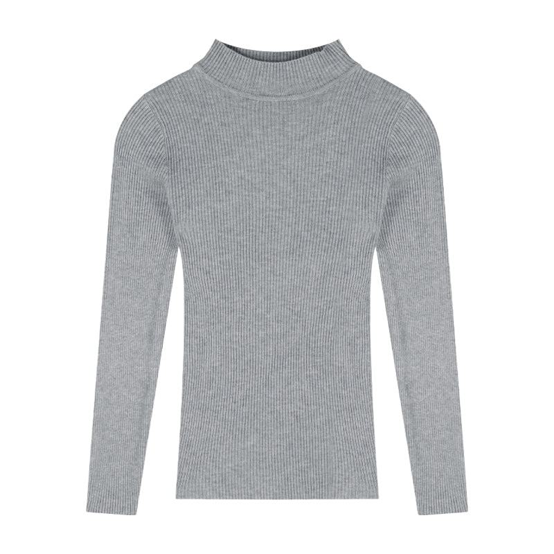 solid color knitted sweater  KF83324