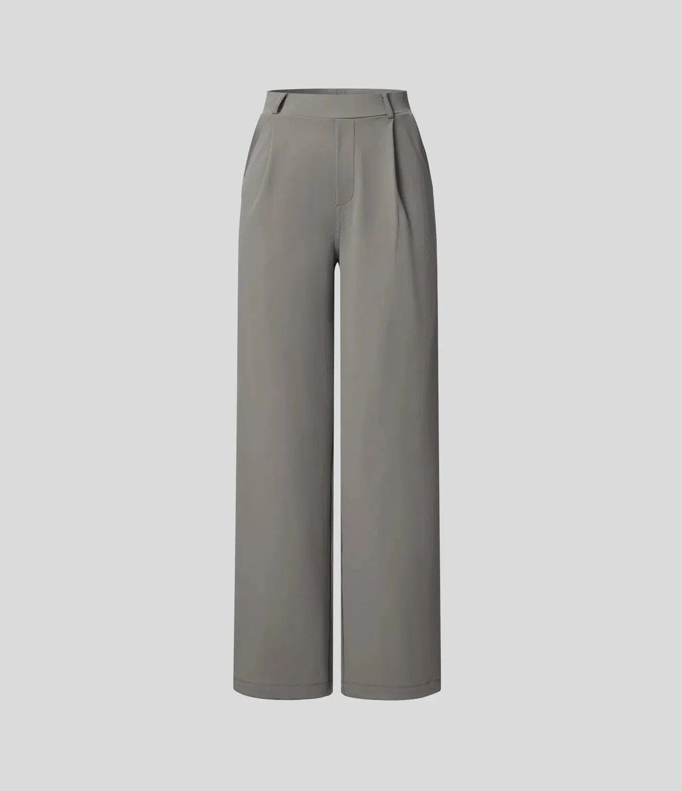🔥Hot Sale🔥High-waisted Straight Leg Work Pants with Pockets