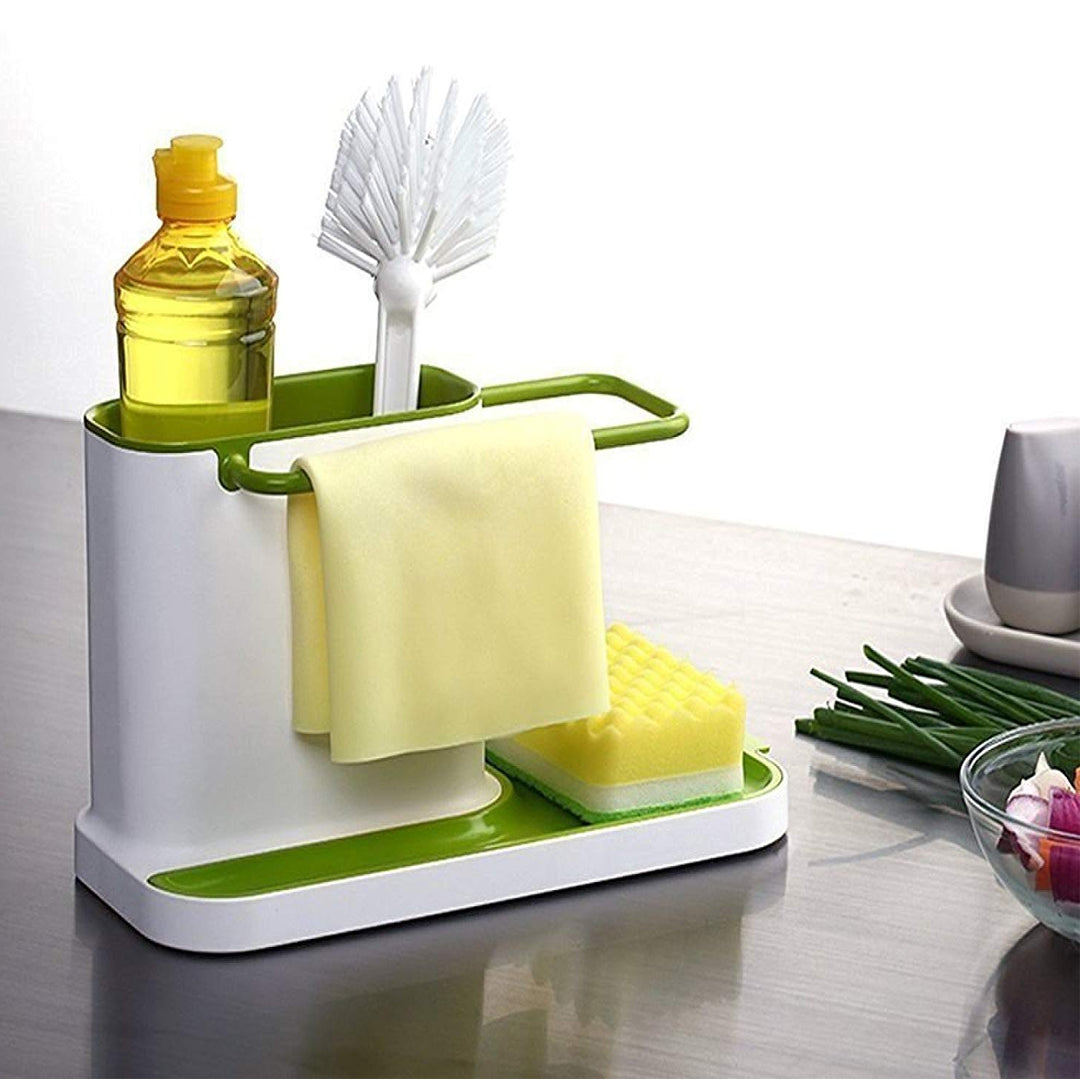 Kitchen Sink Soap & Sponge Organizer