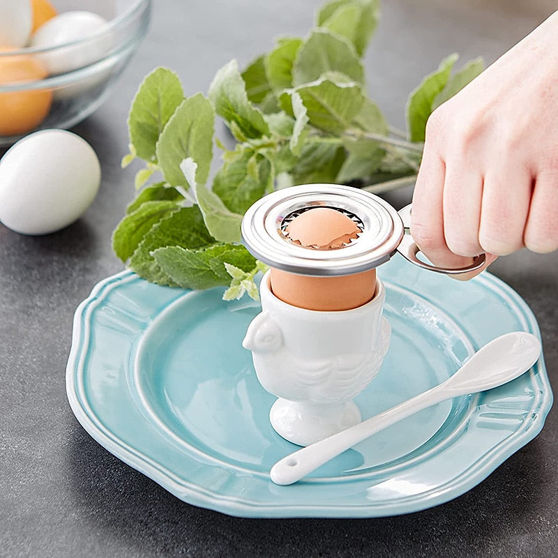 Stainless Steel Egg Topper Cutter