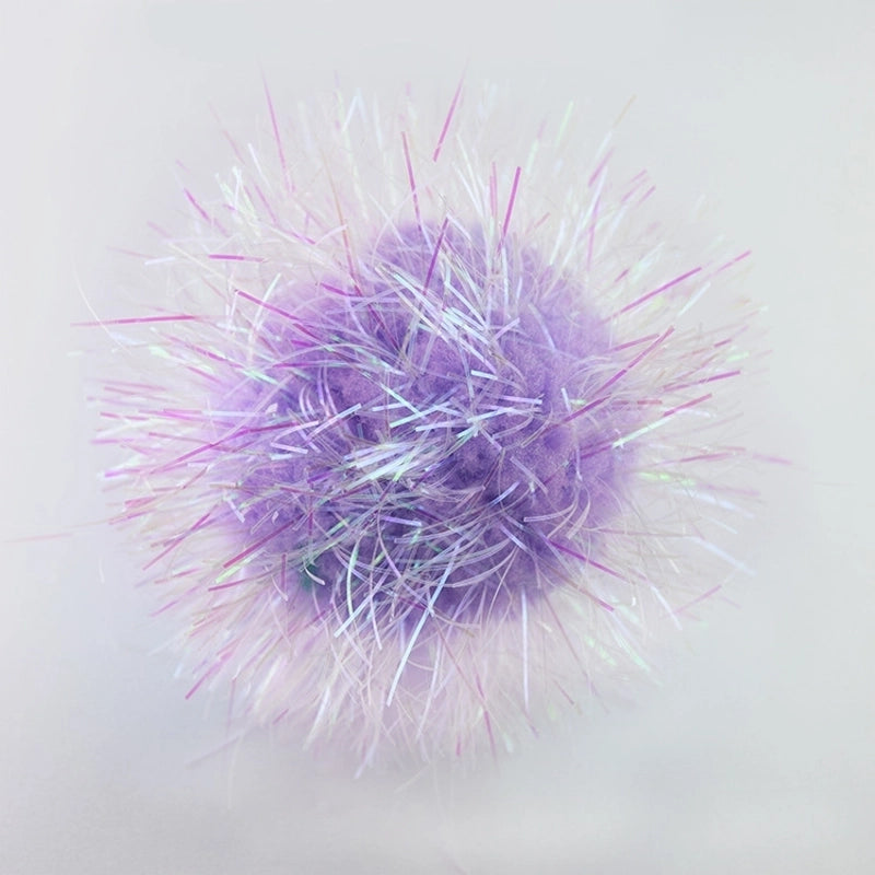 Mixed Color Ring Paper Ball Pet Toys Holiday Supplies