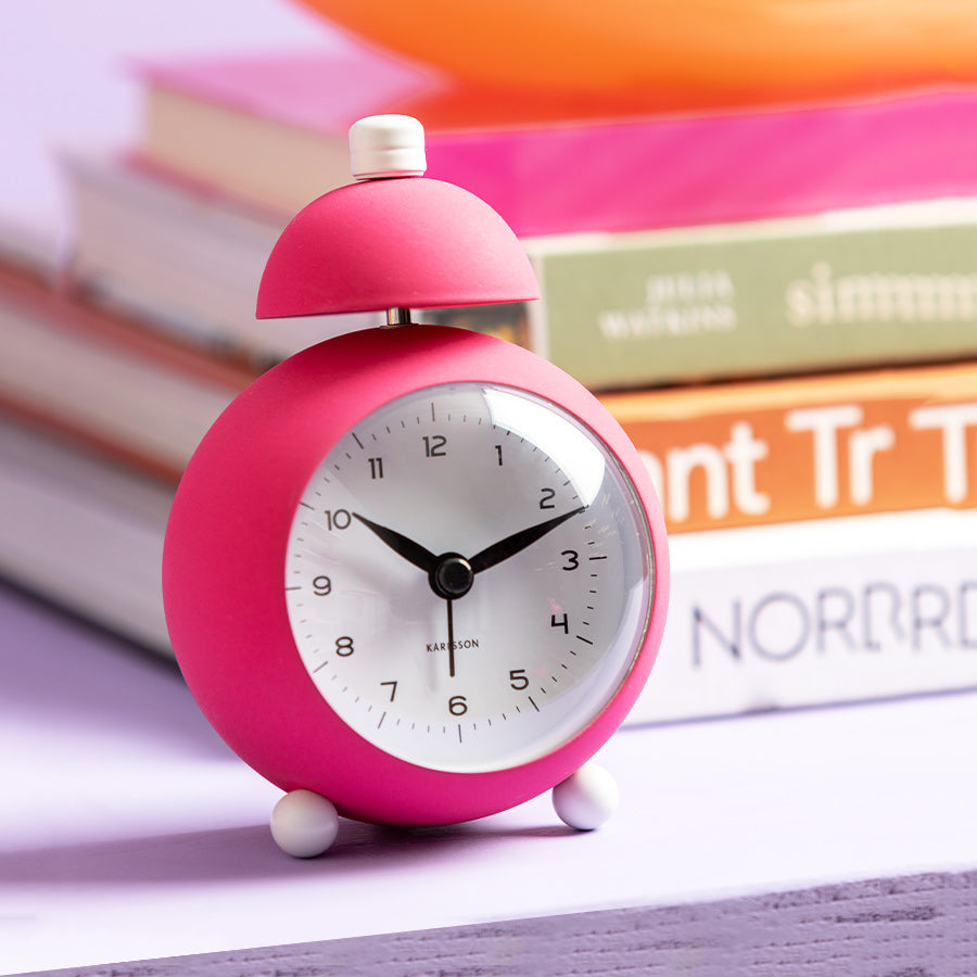 Chaplin Alarm Clock - Bright Pink