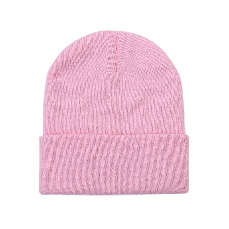 Hat Women's Autumn And Winter Korean Style Solid Color Wool Hat Trendy Japanese Style Warm Knitted Hat Outdoor Wool Hat