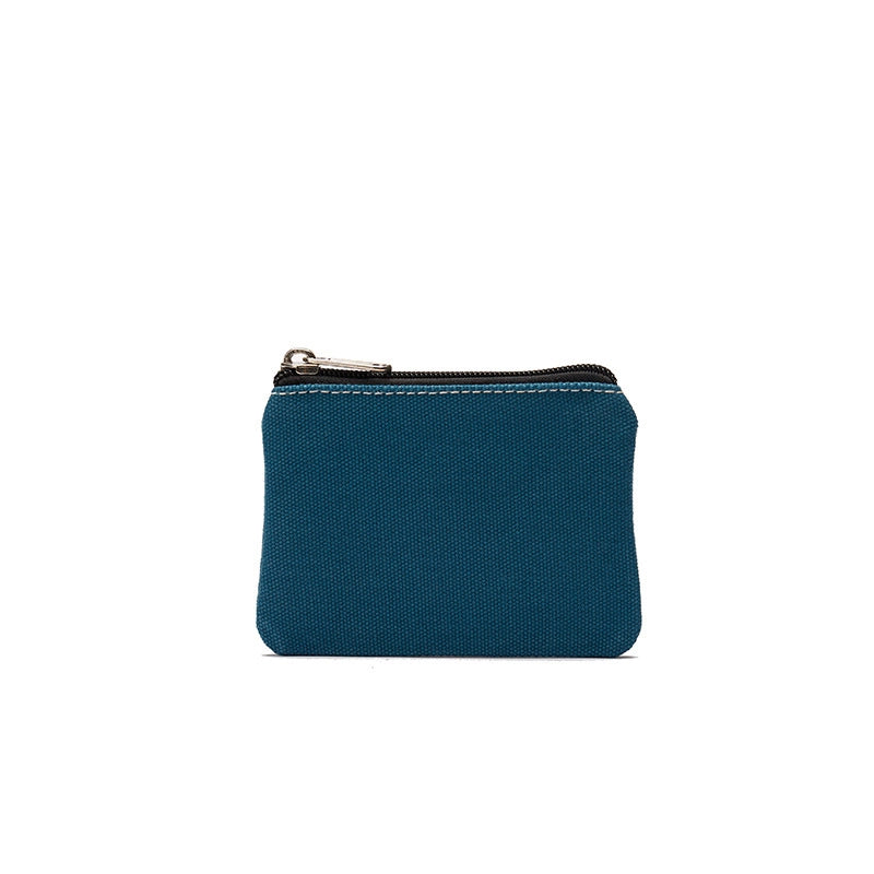 New Cotton Canvas Fashion Men's And Women's Coin Purse Card Holder Simple Fabric Coin Pouch Storage Bag