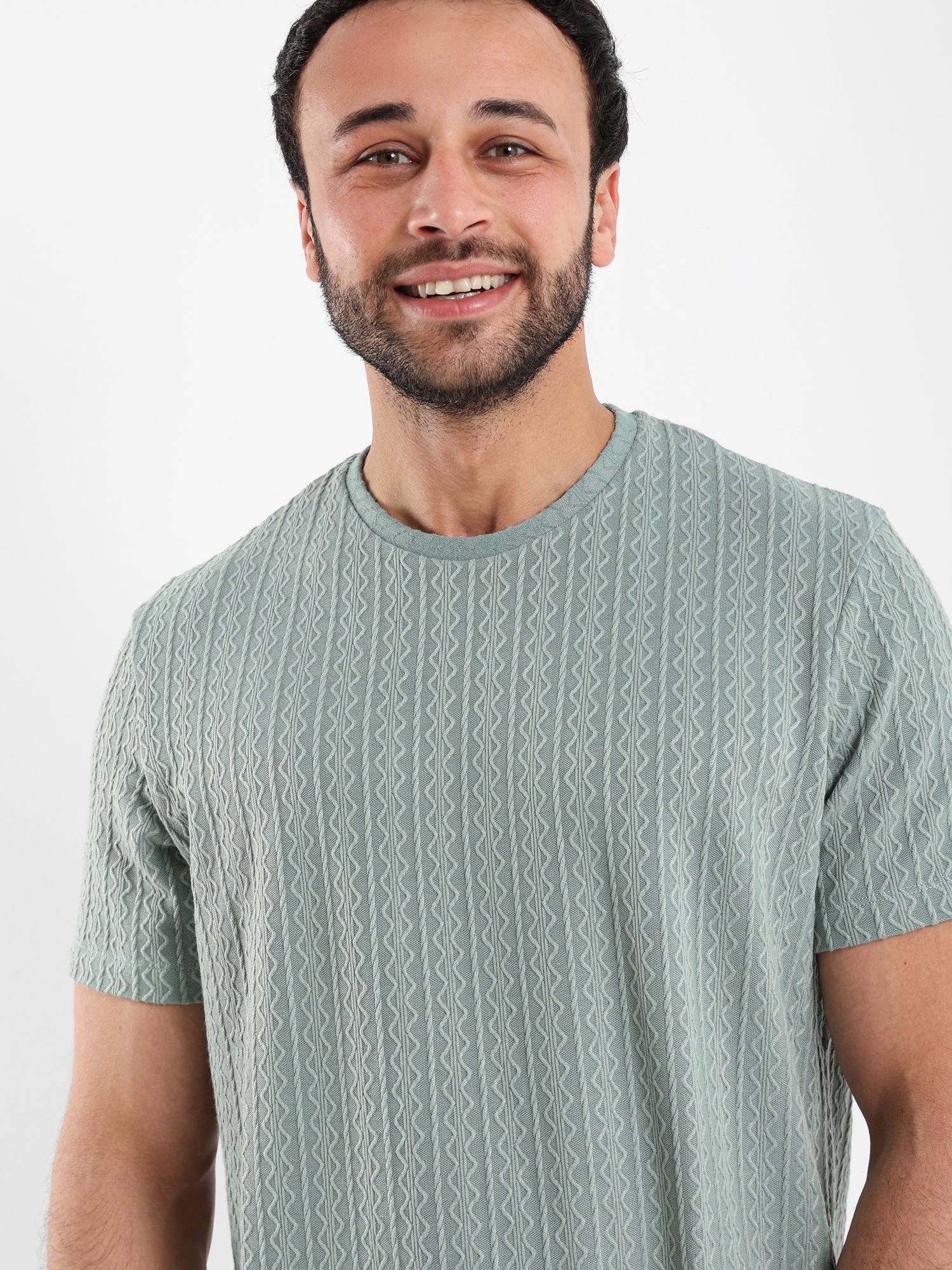 Textured T Shirt