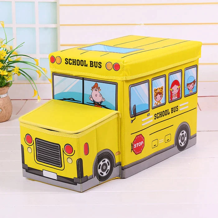 KIDS BUS ORGANIZER STORAGE BOX