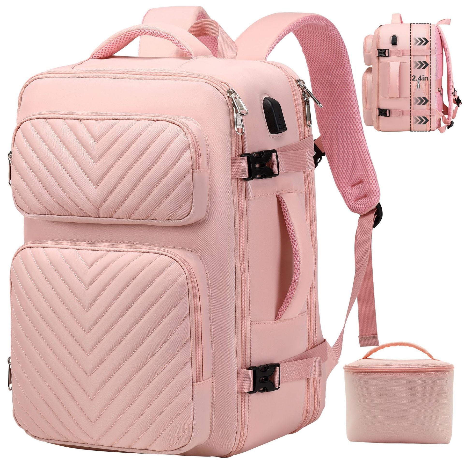Trendy Large Capacity Women's Oxford Cloth Comter Backpack