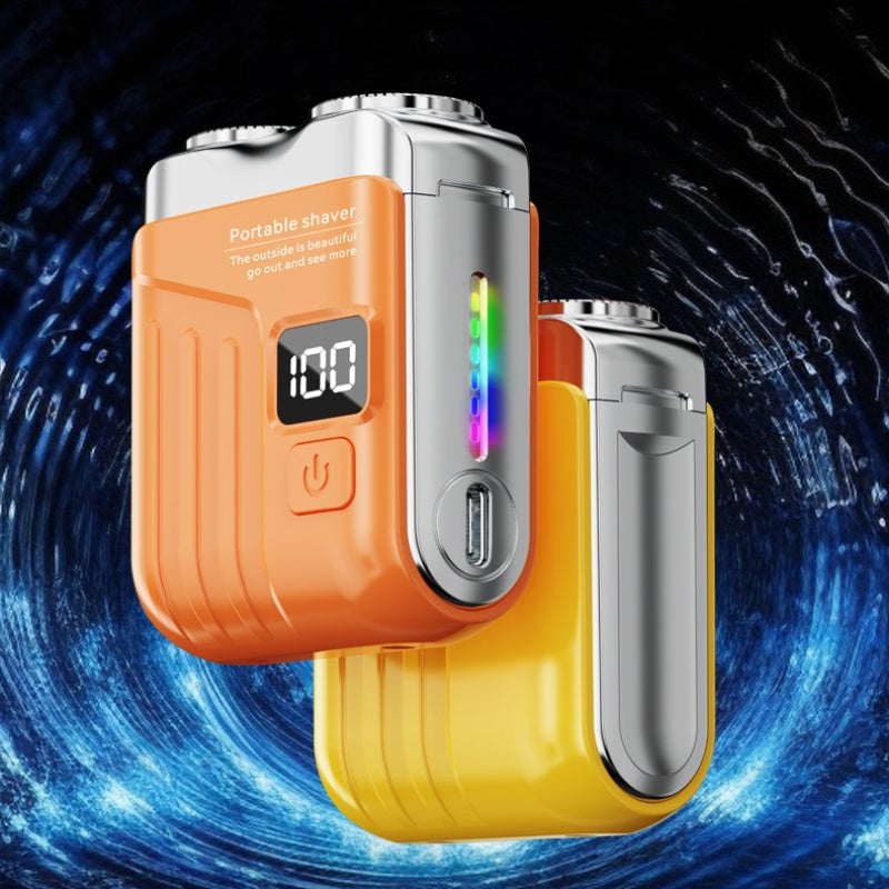 ⏳Time-limited Special🥸Men’s Waterproof Mini Electric Shaver with LED Display