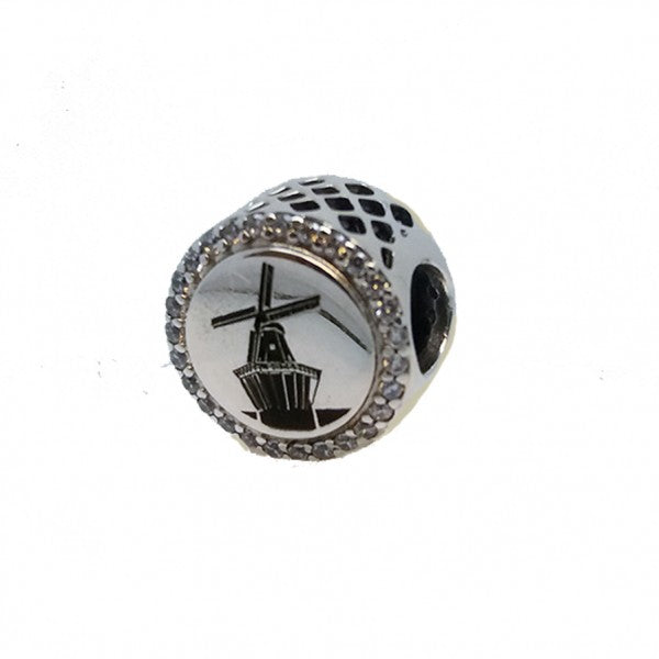 Custom De Zwaan Windmill Pandora Charm