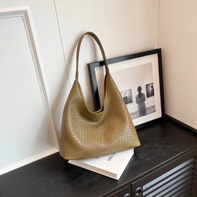 Women's Medium All Seasons Pu Leather Vintage Style Classic Style Shoulder Bag Tote Bag