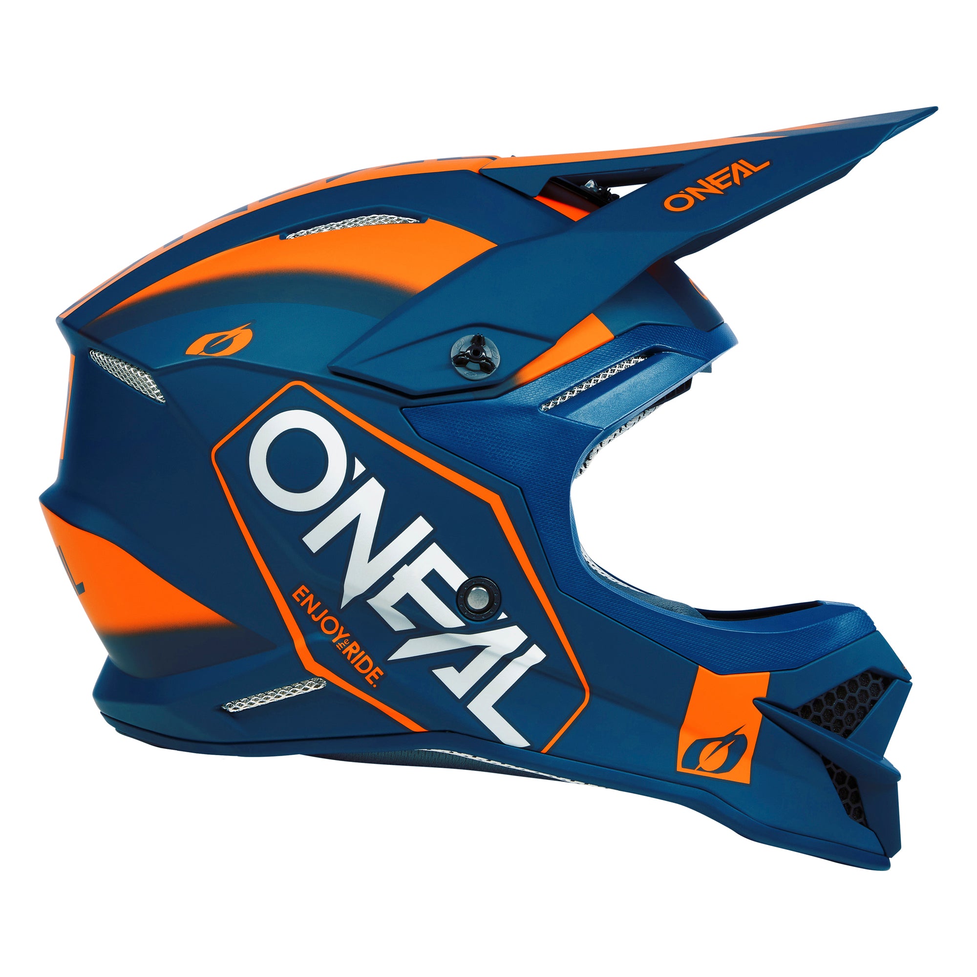 3 SRS Hexx V.23 Helmet Blue/Orange