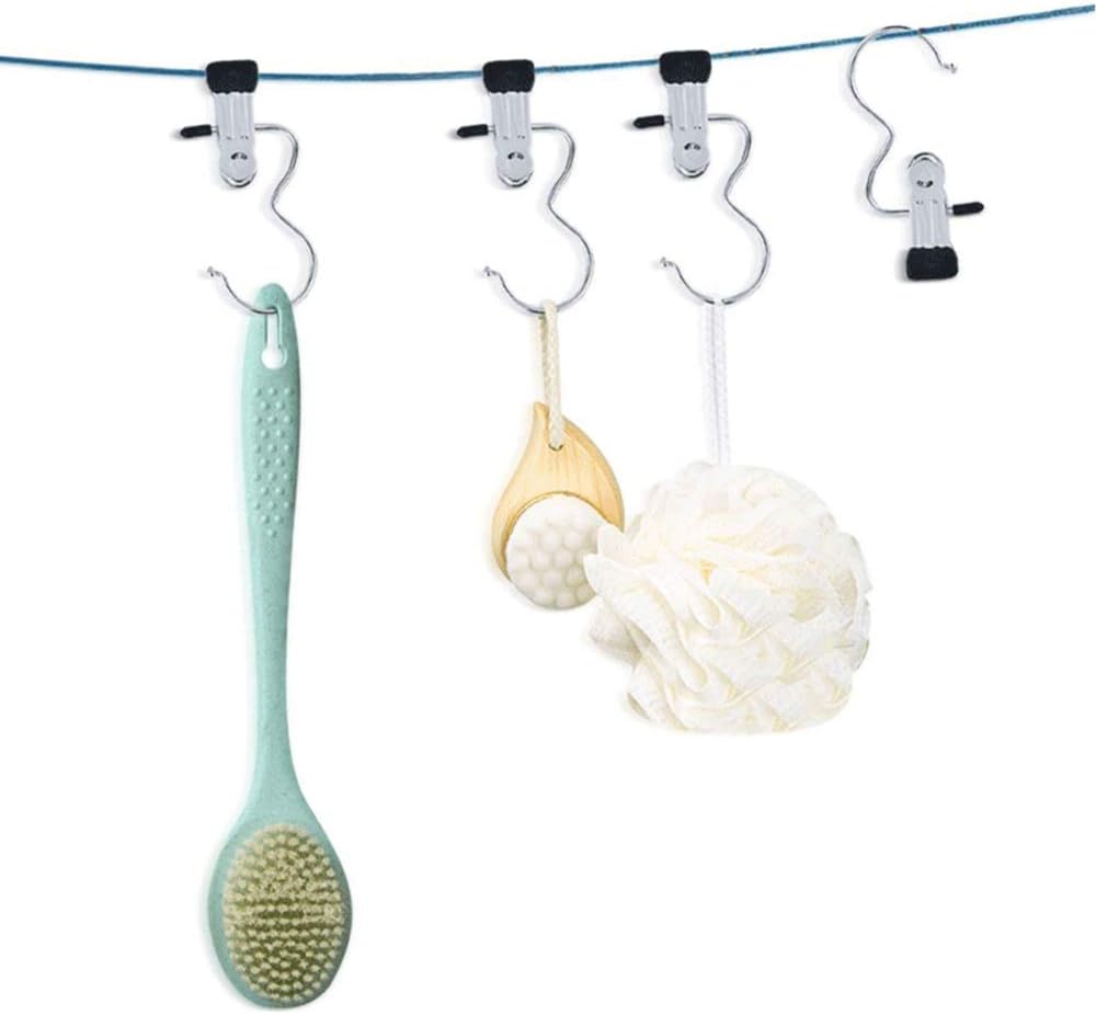 Hot Sale- 49% OFF💥Anti-rust Clip Space-saving Clothespin Hat Pants Storage Hanging Travel Hook