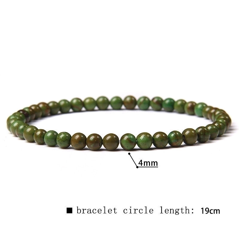 Minimalist Marble Natural Stone Beaded Bracelets