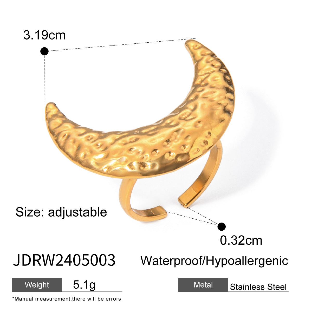 Jie Ding Titanium Steel Ring Female Niche Design Jewelry Stainless Steel Ring Rings