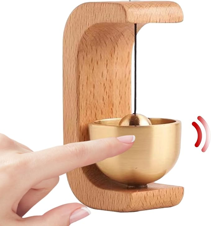 WOOD DOORBELL CHIME – MAGNETIC, DECORATIVE & LOUD