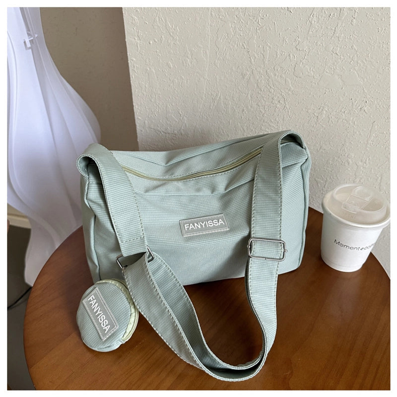 Women's Bag  New Autumn And Winter Trendy  Large Capacity Crossbody Bag Casual All-Matching Fashion Lightweight Oxford Bag