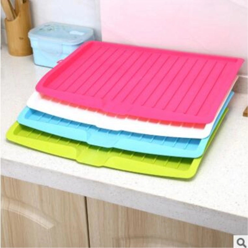 Kitchen Creative Draining Tray Fruit And Vegetable Draining Plate Rectangular Tableware Bowl Dish Draining Storage Rack