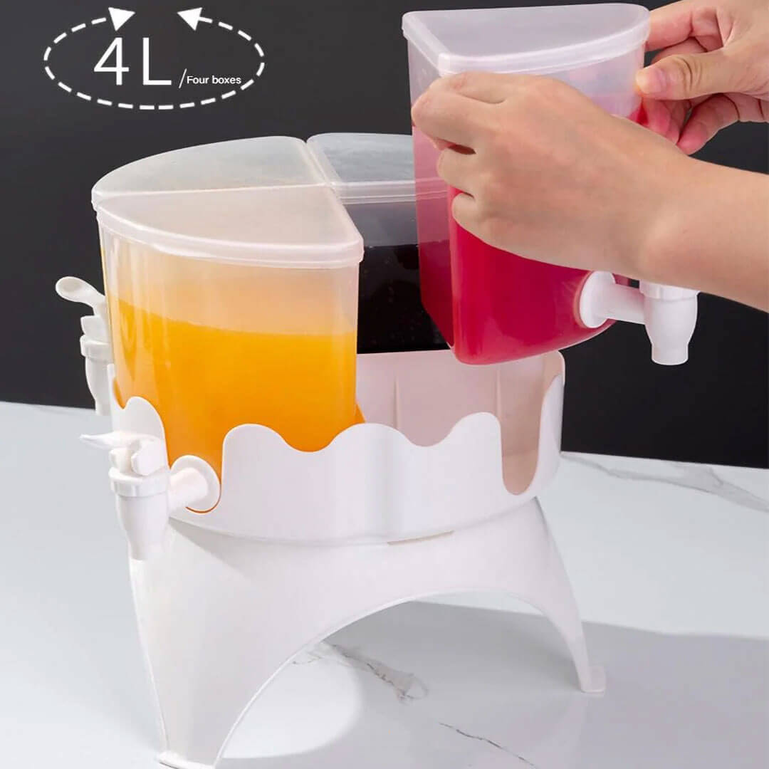 Rotating Cold Beverage Dispenser (4L. 4 Grid)