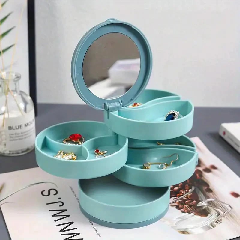 🔥Buy 1 Get 1 Free - 🎁4 Layers Rotatable Jewelry Storage Box