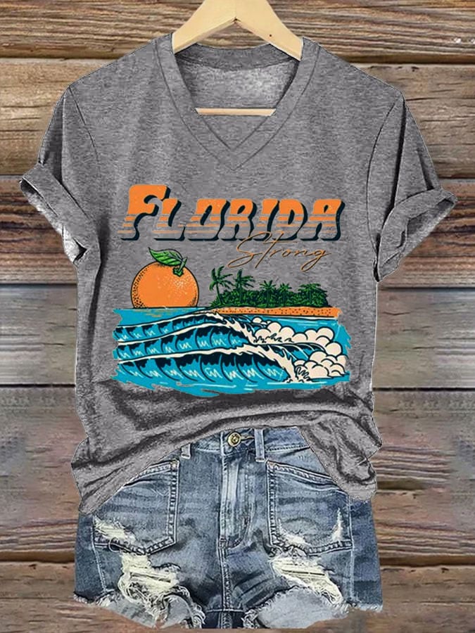 Women's Florida Strong Print T-Shirt