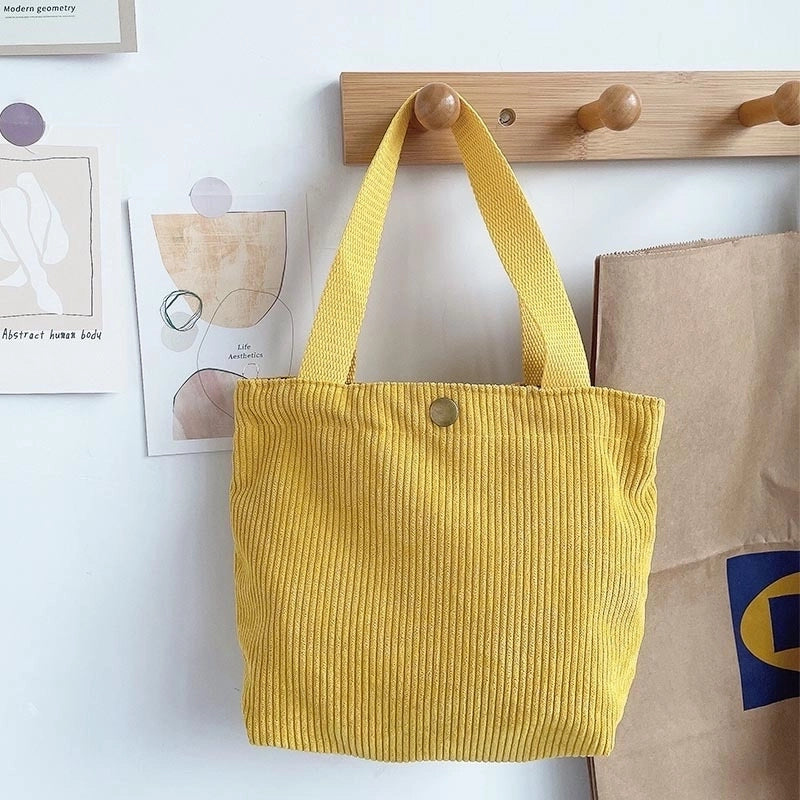 Women's Vintage Style Solid Color Polyester Shopping Bags