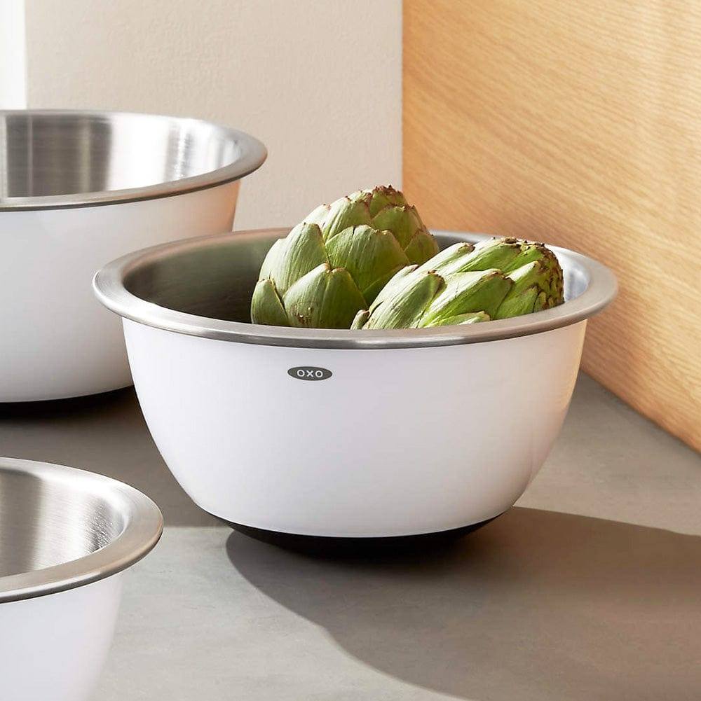 Stainless Steel Mixing Bowl Medium - White