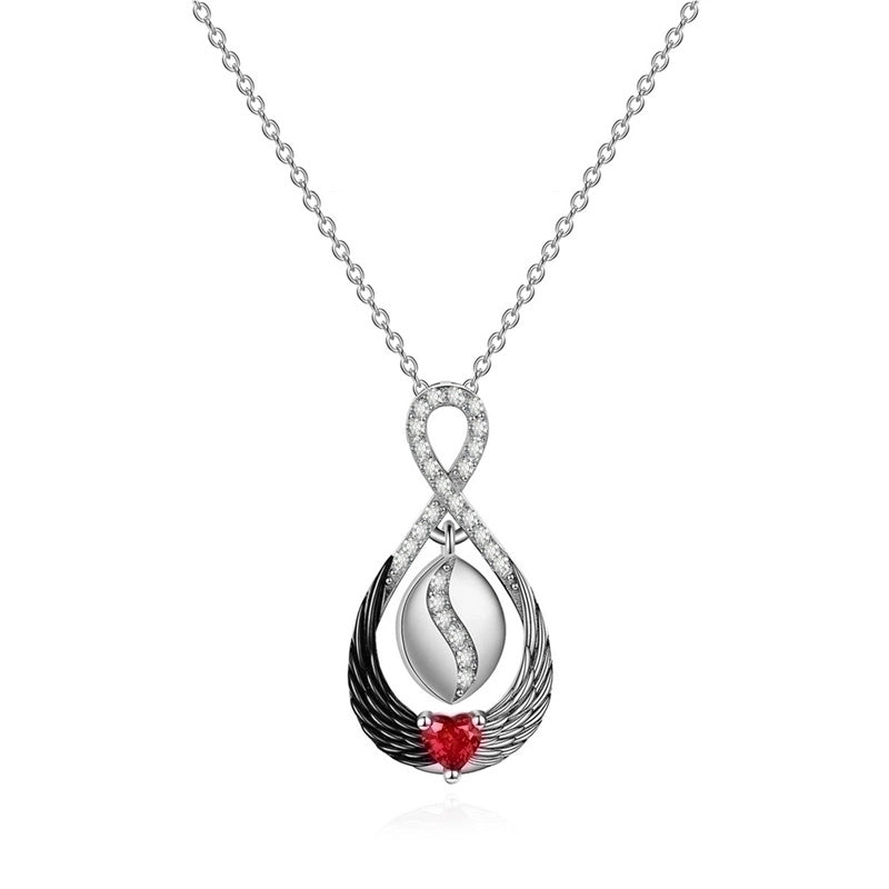 Casual Minimalist Cross Infinity Heart Shape Titanium Steel Copper Plating Hollow Out Inlay Crystal Rhinestones Zircon 18k Gold Plated Gold Plated Silver Plated Pendant Necklace