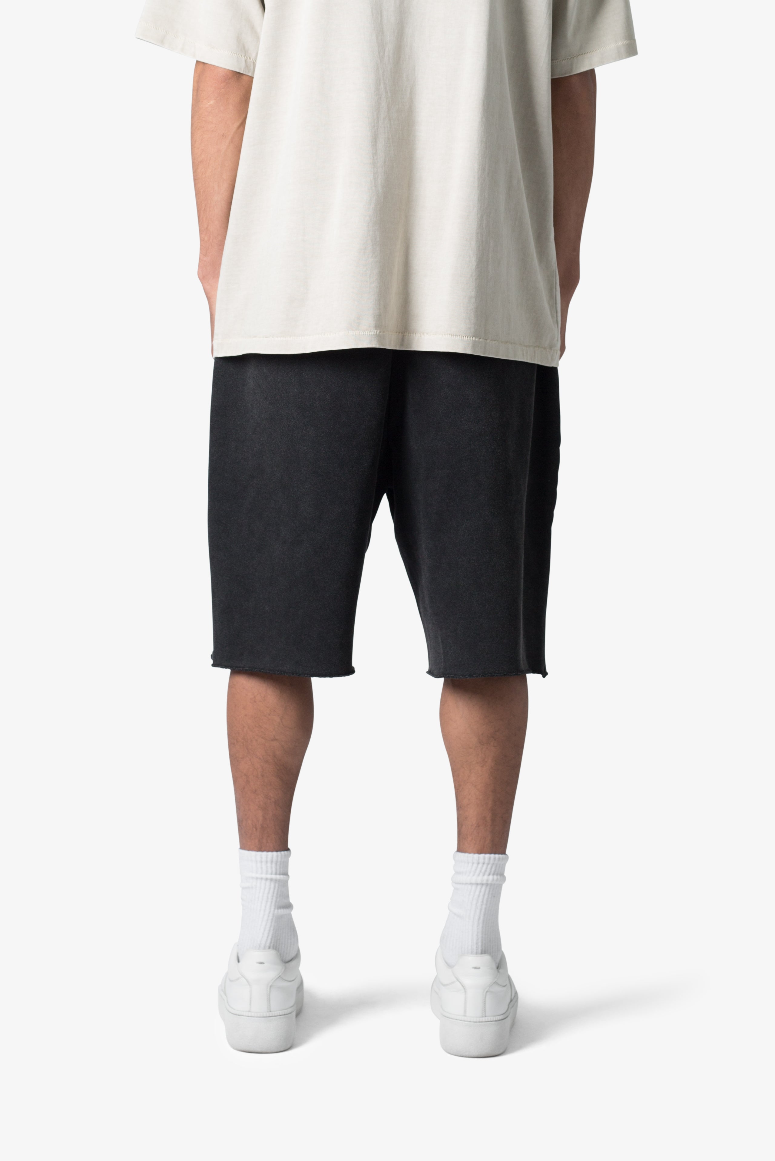 Ultra Baggy Sweatshorts - Washed Black