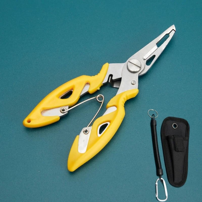 Multifunctional fishing pliers set(  Plier+Anti-drop cord+bag)