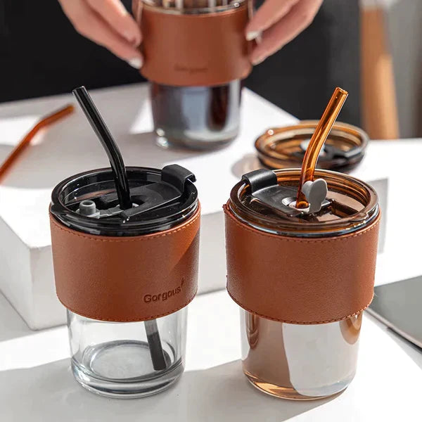 Creative Mug With Straw