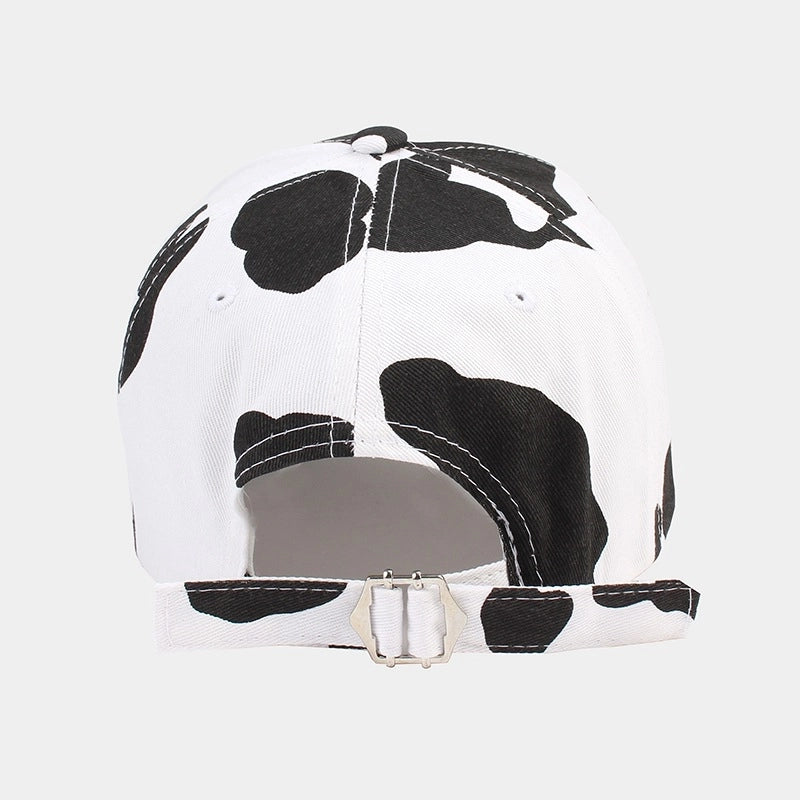 Women's Fashion Zebra Printing Curved Eaves Baseball Cap