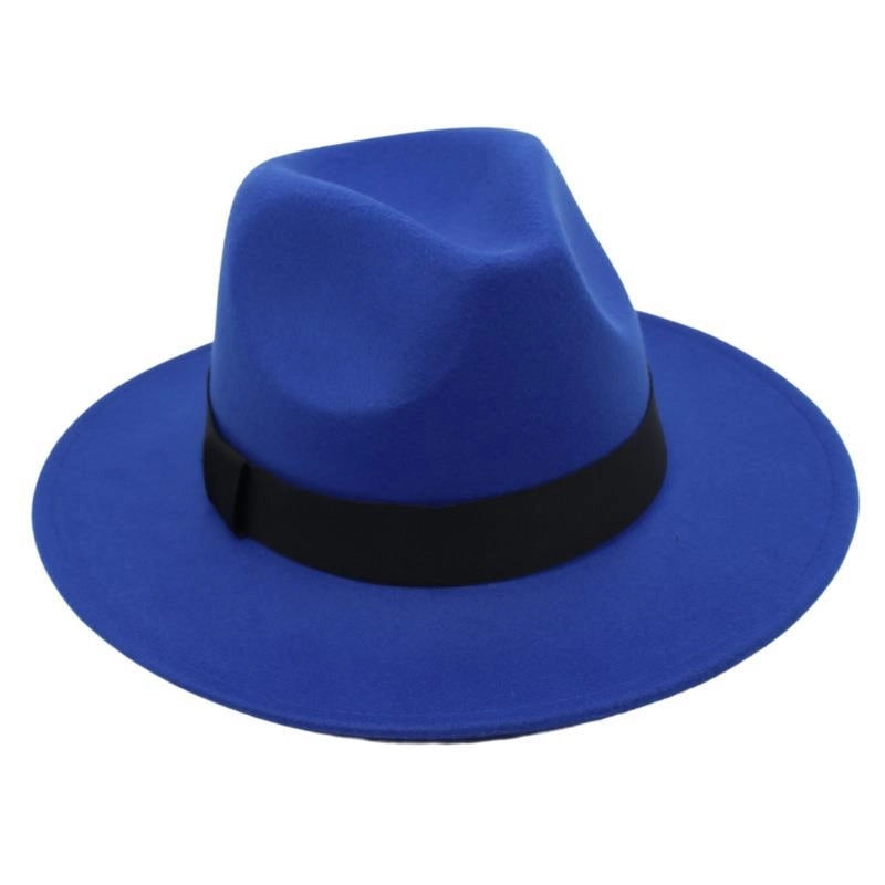Beach Ferdo Hat Tie-dyed Top Hat Jazz Hat Men And Women Felt Hat Temperament Woolen Hat Trend