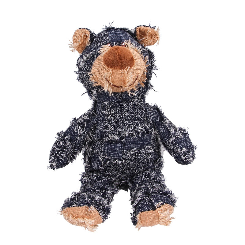 Cute Dog Teething Corduroy Sounding Plush Toy
