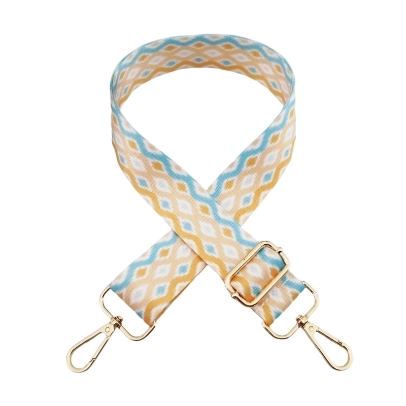 All Seasons Polyester Color Block Stripe Bag Strap
