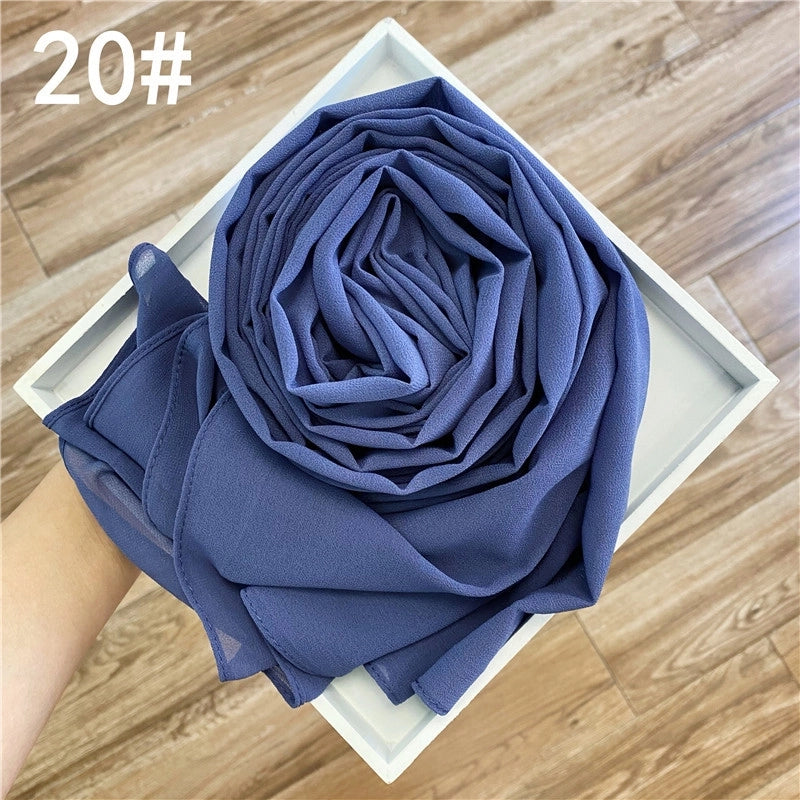 Solid Color Sprinkling Gold Pearl Chiffon Chiffon Fashion Sprinkling Gold Scarf Women's Toe Chiffon Glitter Scarf