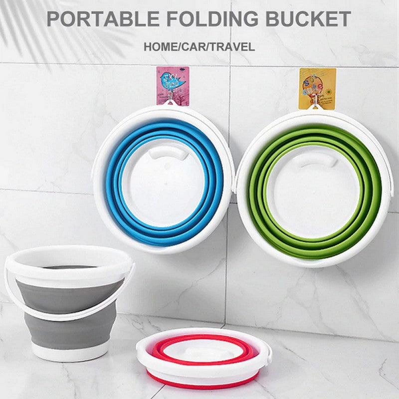 INNOVATIVE ECO-FRIENDLY 10L SILICONE BUCKET – SCALABLE. RETRACTABLE & MULTI-PURPOSE