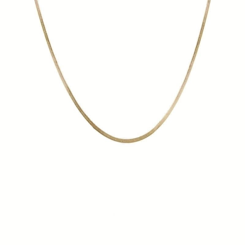Minimalist Geometric Solid Color Titanium Steel Plating Necklace