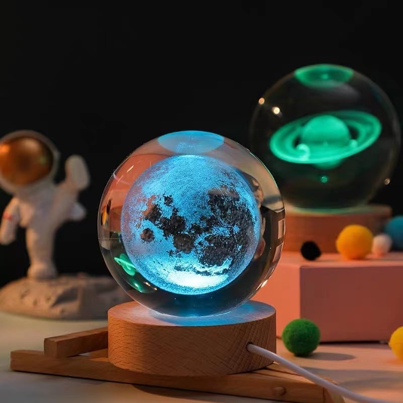 Hot Sale - 3D Planet Crystal Ball-Free Shipping