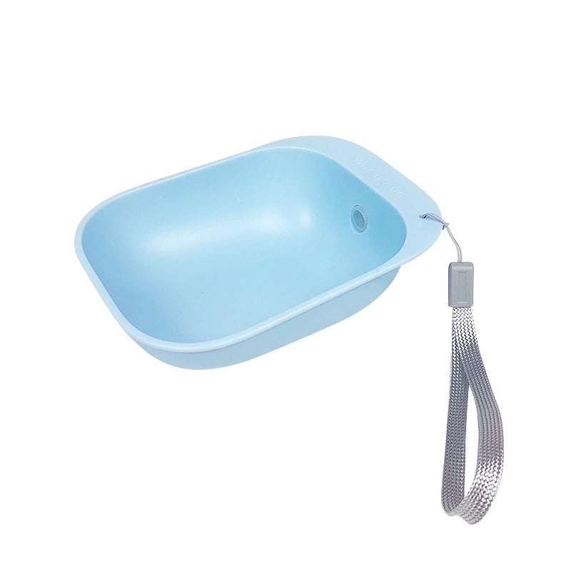 Minimalist Classic Style Plastic Solid Color Pet Tableware