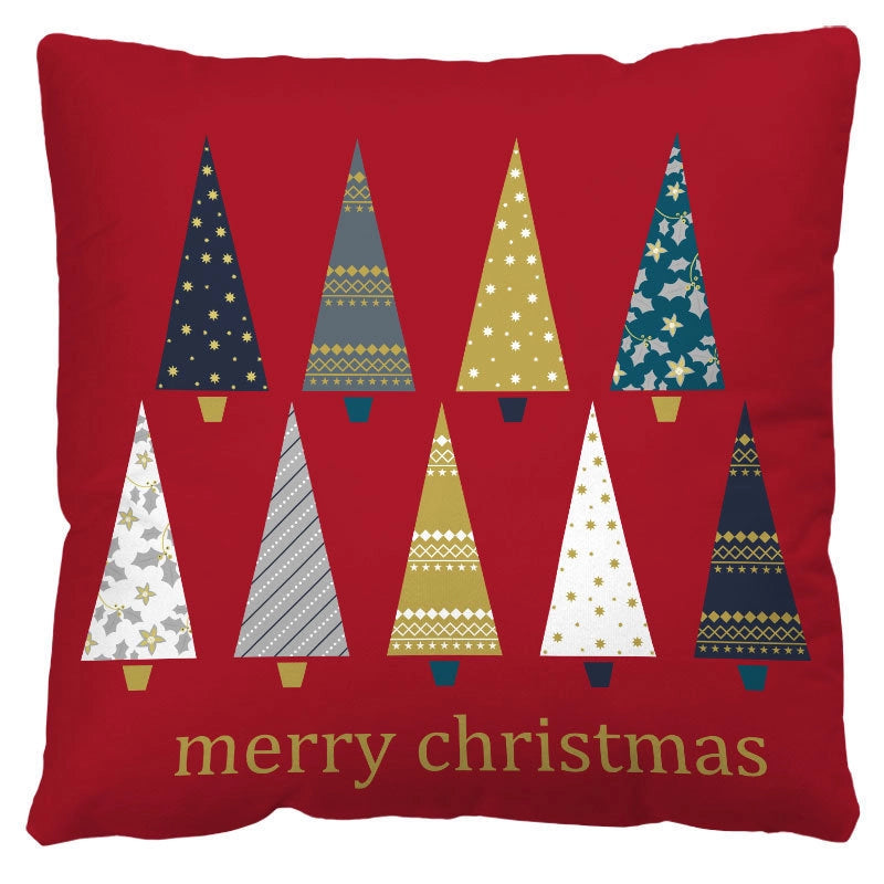 Christmas  Classic Style Christmas Tree Letter Snowman  Pillow Cases Couch & Sofa Decor
