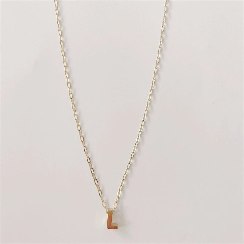 Casual Classic Style Streetwear Letter 304 Stainless Steel Plating Pendant Necklace