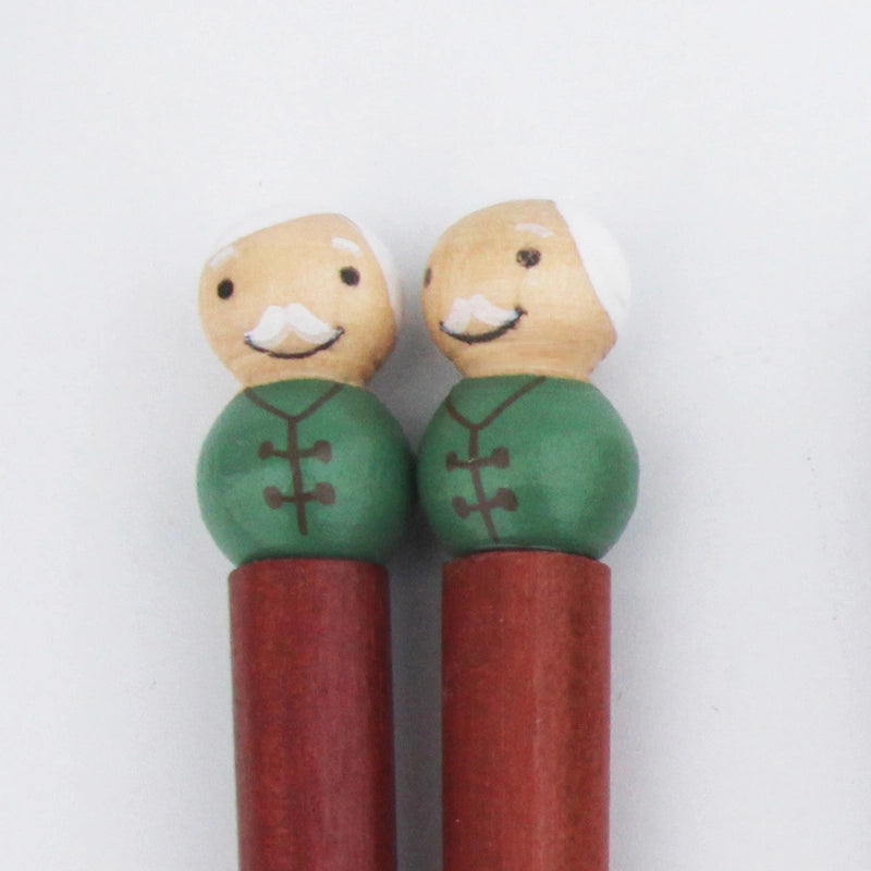 Retro Cartoon Wood Tableware 1 Pair