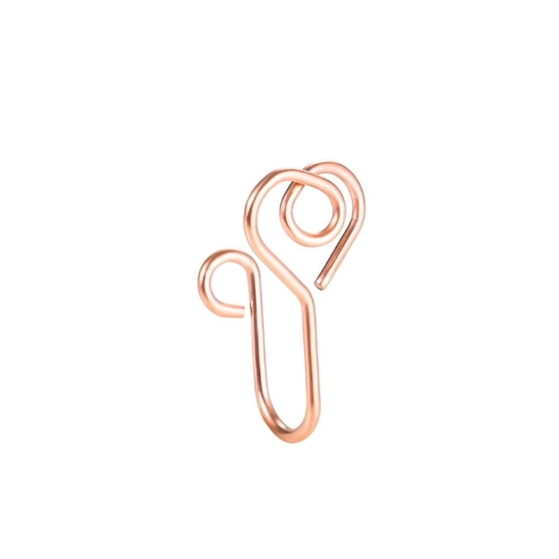 Fashion U Shape Stainless Steel Plating Nose Ring 1 Piece