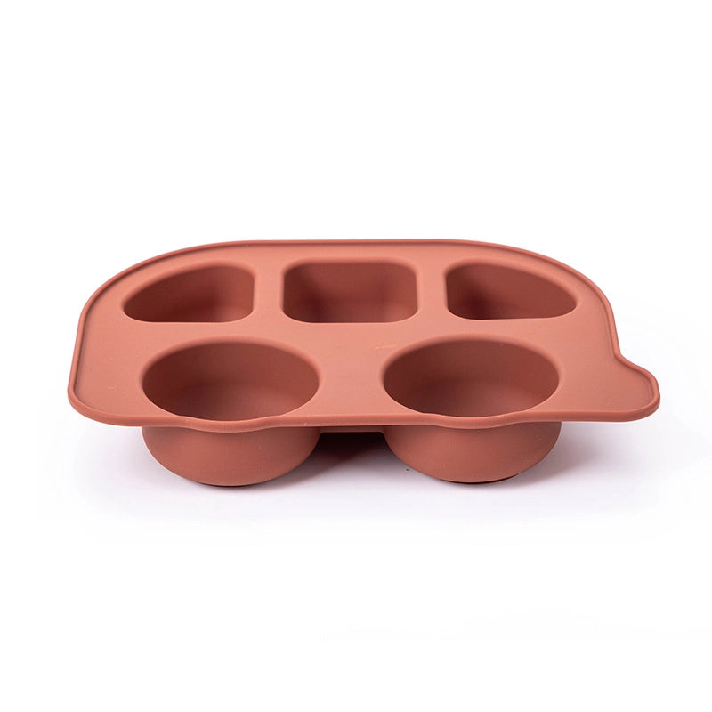 Elegant Minimalist Silica Gel Solid Color Pet Tableware