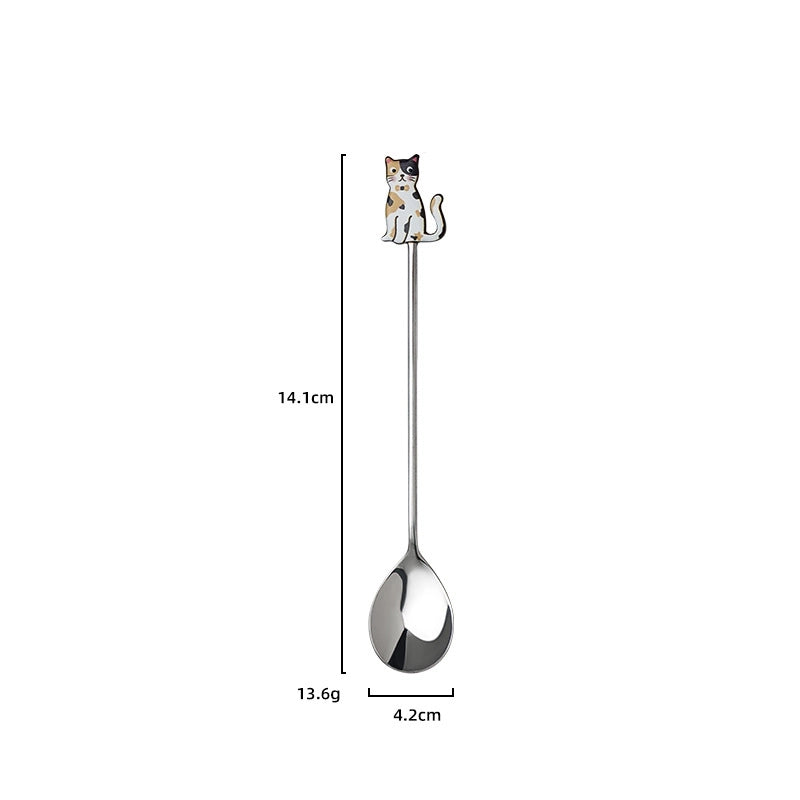Cute Cartoon Stainless Steel Spoon 1 Piece